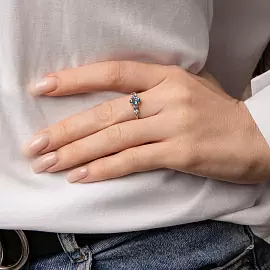 Кольцо К-0284 топ золото_1