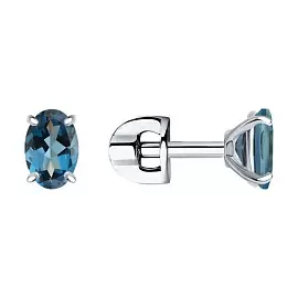 Серьги пусеты 92021091 серебро_1