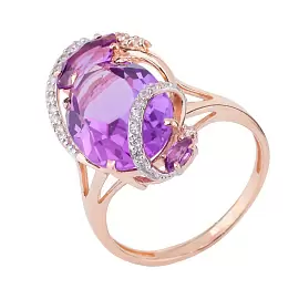 Кольцо К-0197 ам золото_0