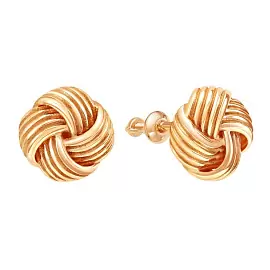 Серьги пусеты 00-62-0448-00 золото_0