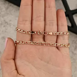 Цепь 8070154-60 золото Полновесная_1