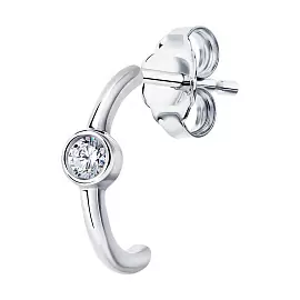 Серьги серьга одиночная 94170135 серебро_0