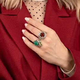 Кольцо 3090-султ серебро_2