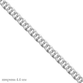 Браслет классический НБ22-056Ю-3 d0.70 серебро Полновесный_1