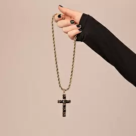 Колье 158500825720 ч ювелирный сплав Крест_3