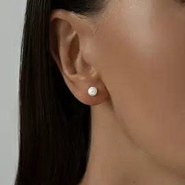 Серьги пусеты 94020555 серебро_1