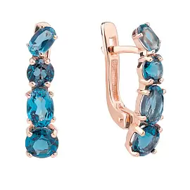 Серьги дорожка С-0162 лт золото_0