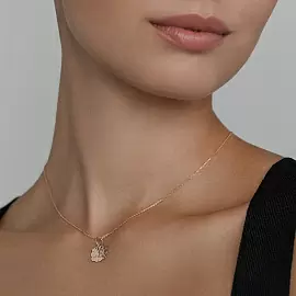 Подвеска НП12-1498 золото Цветок_1