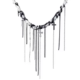 Колье 7015201070 ювелирный сплав Крест_0