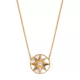 Колье 5002153-2 золото Диор_0