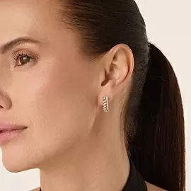 Серьги дорожка 26880-100 золото_2