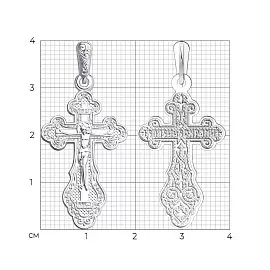 Крест христианский 94120020 серебро Полновесный_1