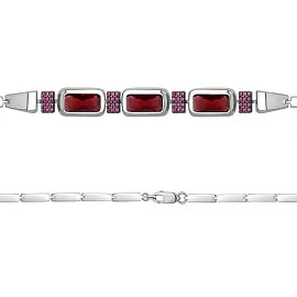 Браслет 7475085В.5 серебро_1