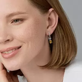 Серьги подвесные 02-4463.00ЦТ-00 серебро_2