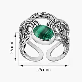 Кольцо RG091553MLC-COV-M серебро_1