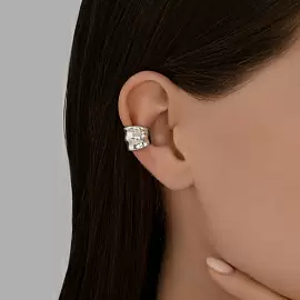 Серьги кафф 94170373 серебро_1