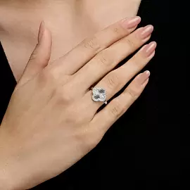 Кольцо 94014717 серебро Ван Клиф_1