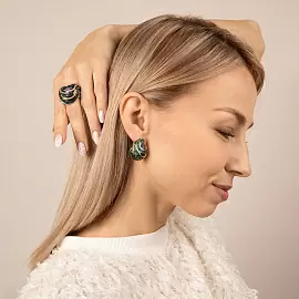 Кольцо 32-083TR стр серебро_4