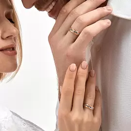 Кольцо обручальное 100317-К золото_1