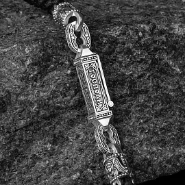 Шнур текстильный 755940-60 серебро Георгий Победоносец и Ангел Хранитель_4