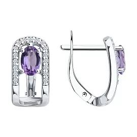 Серьги 92025333 серебро_0