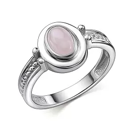 Кольцо один камень 01-4411.00РК-00 серебро_0