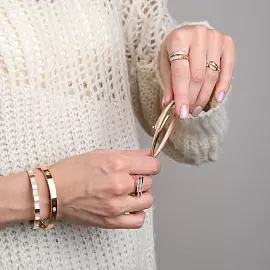 Кольцо 001-0807-0000-010 золото Булгари Змея_1