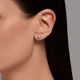 Серьги пусеты 029842-3 золото_1