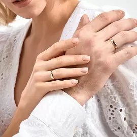 Кольцо обручальное 10-739-К золото шайба_1