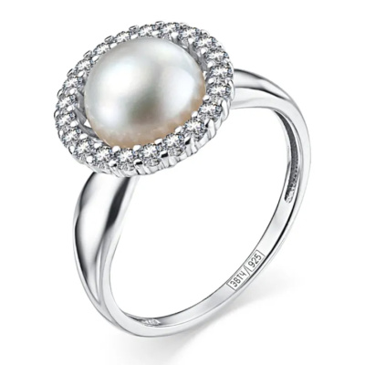 Кольцо К50225 серебро