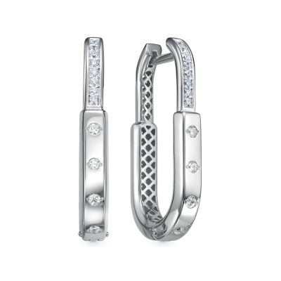 Серьги с120653 серебро Тиффани