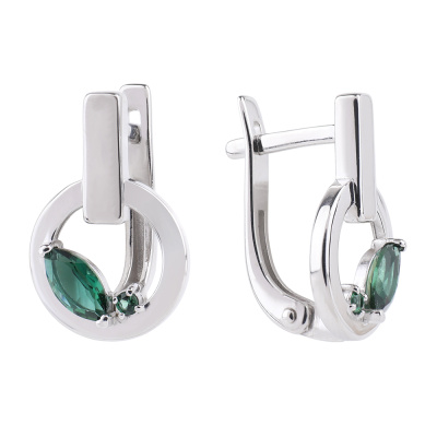 Серьги 2-1232 тур серебро