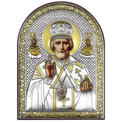 Икона 6392.2O ювелирный сплав Святой Николай Чудотворец
