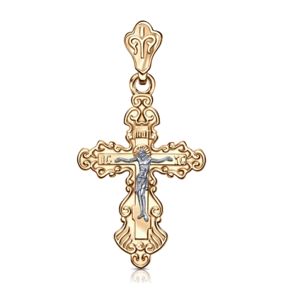 Крест христианский Кр102-2294 золото