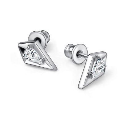 Серьги пусеты 02-5097.00КЦ-00 серебро
