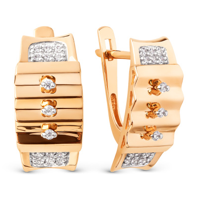 Серьги 028842-1102 золото