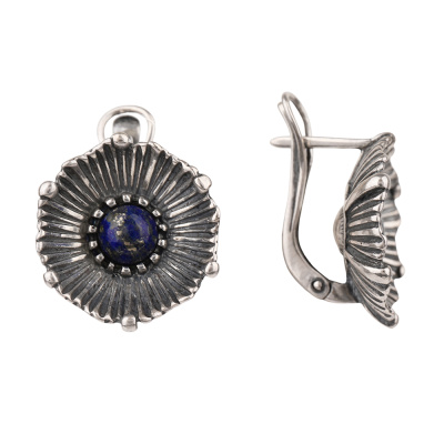 Серьги СЛ520-30 серебро Цветок