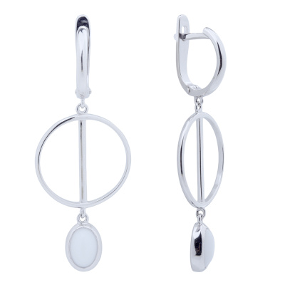 Серьги подвесные 1048732-01290-Y1S серебро