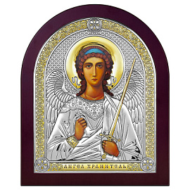 Икона 6407.2OW ювелирный сплав Ангел Хранитель