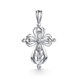 Крест христианский 03-5258.000Б-00 серебро