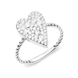 Кольцо 320700D935 серебро Сердце