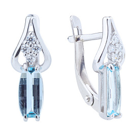 Серьги 209228-002-0019 серебро