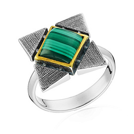 Кольцо RG091629MLC-CSQ-S серебро