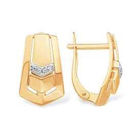 Серьги С13221819 золото