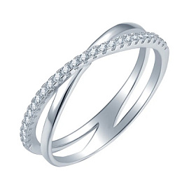 Кольцо LLR569 серебро