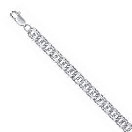 Цепь НЦ22-056Ю-3 d1.00 серебро Полновесный