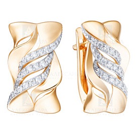 Серьги кл4079а-01 золото