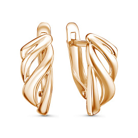 Серьги 220527 золото