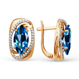 Серьги 003412-1332 золото