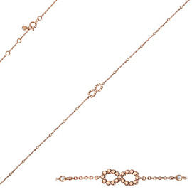 Браслет Бр130-1308-18.0 золото Бесконечность